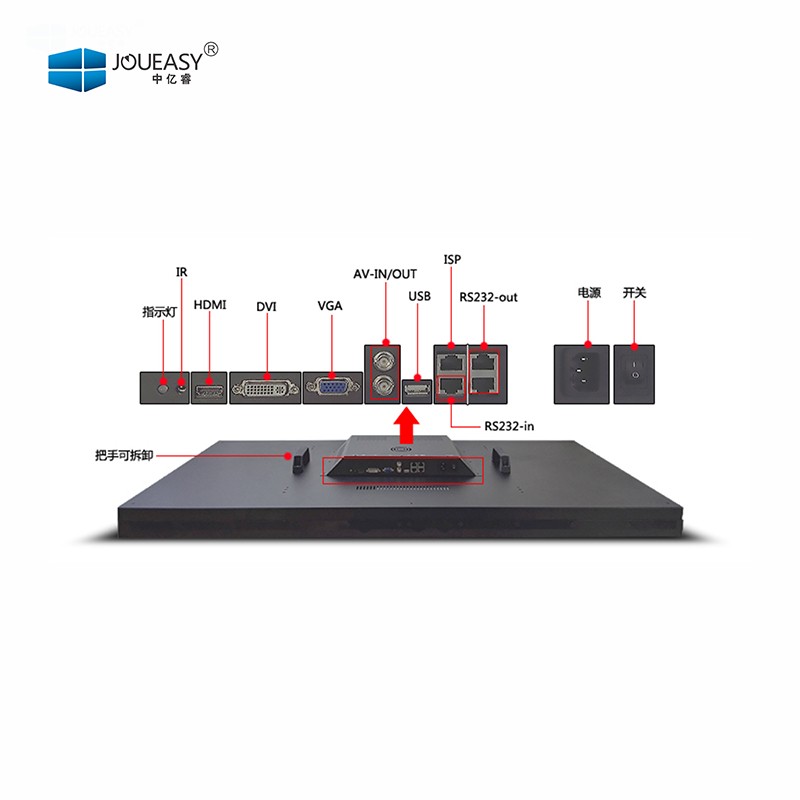 中億睿98寸4k高清液晶拼接屏（2.8MM、3.5MM、6MM、8MM）