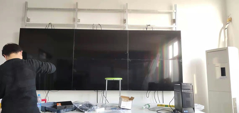 河南省沁潤(rùn)澤環(huán)?？萍脊煞萦邢薰?9寸3X3液晶拼接