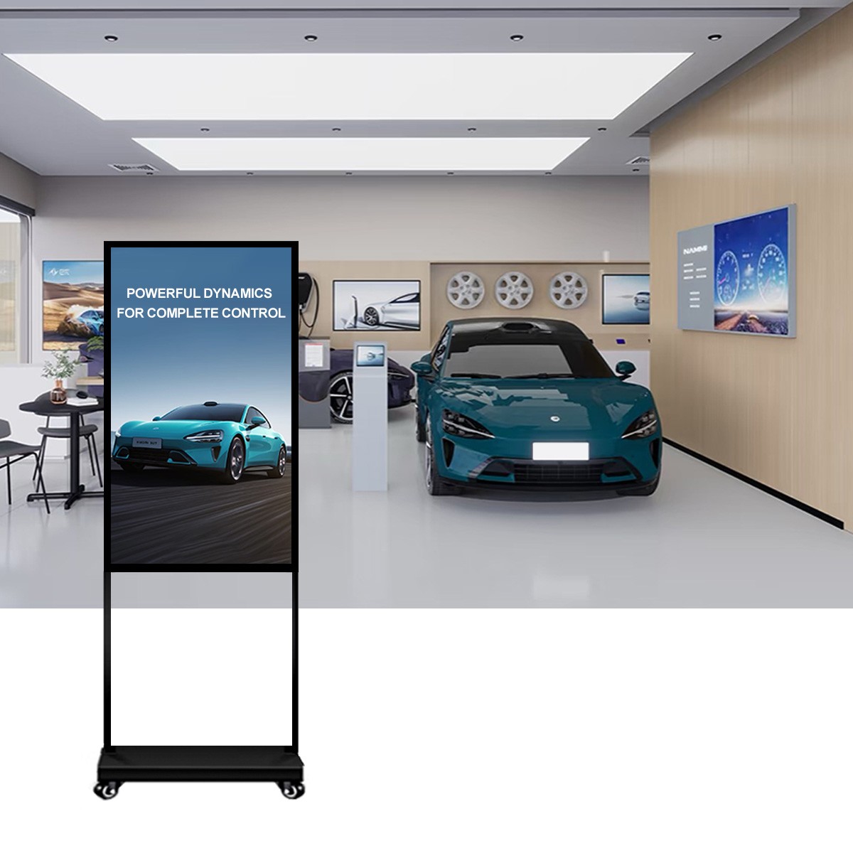 43寸立式雙面廣告機